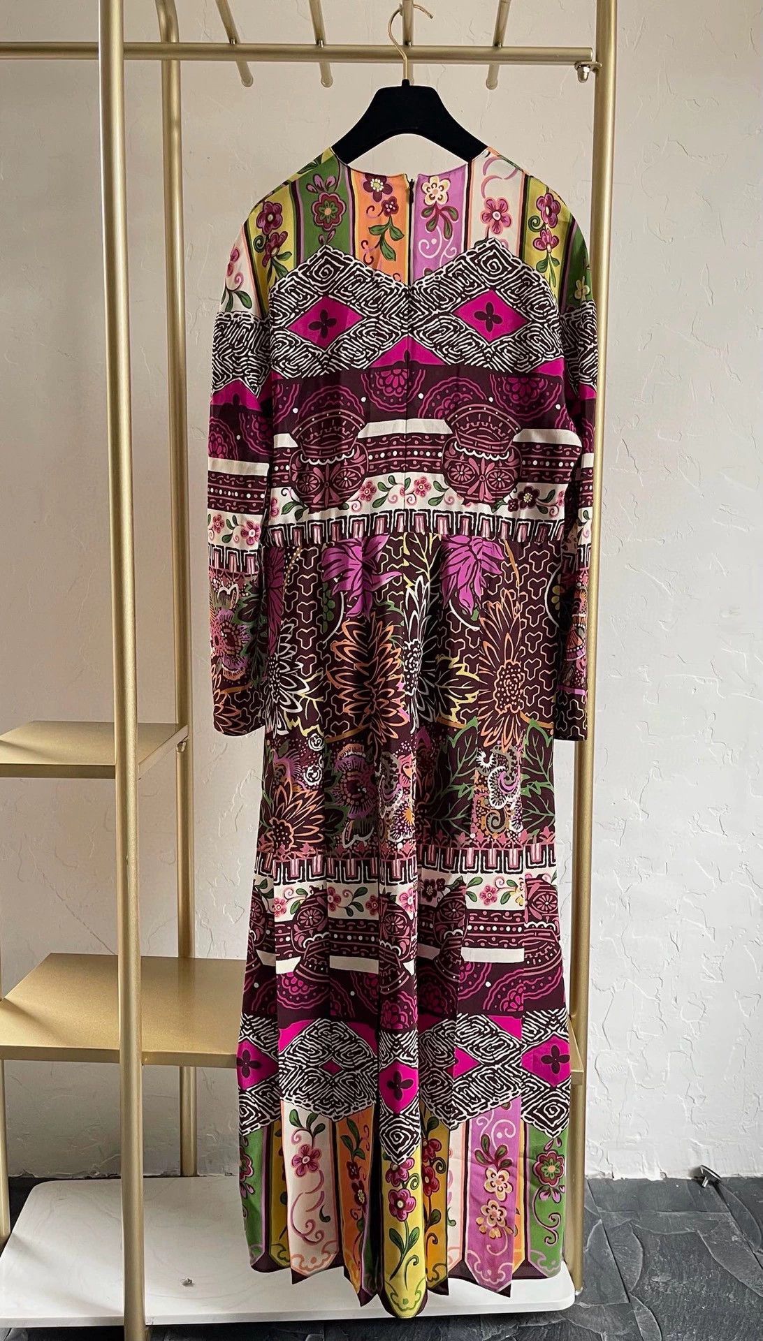 Valentino Silk Long Dress IT42 - dmc
