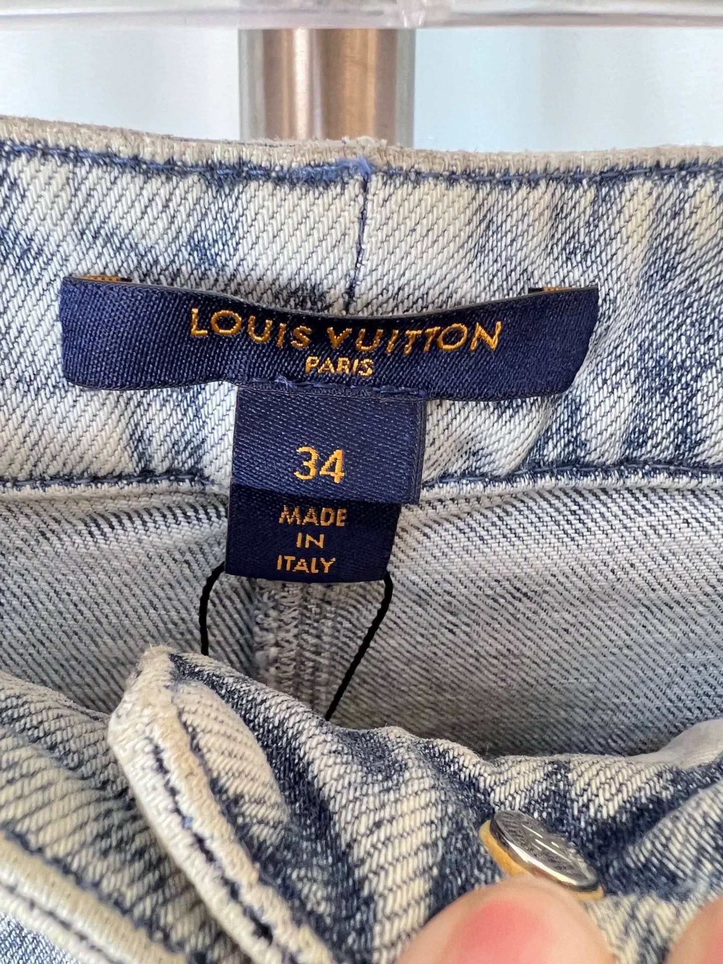 Louis Vuitton Louis Vuitton Monogram Light Wash Denim Jeans - dmc Size US 34 / EU 50 - 5 Thumbnail