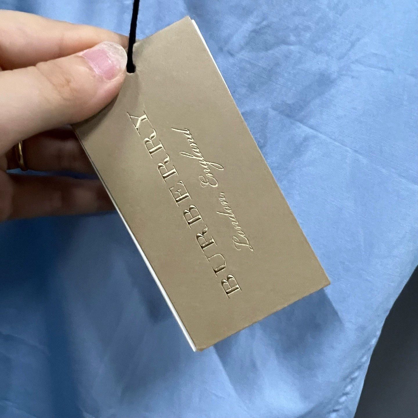 Burberry Burberry Light Blue Embroidered Shirt - dmc Size US S / EU 44-46 / 1 - 4 Thumbnail