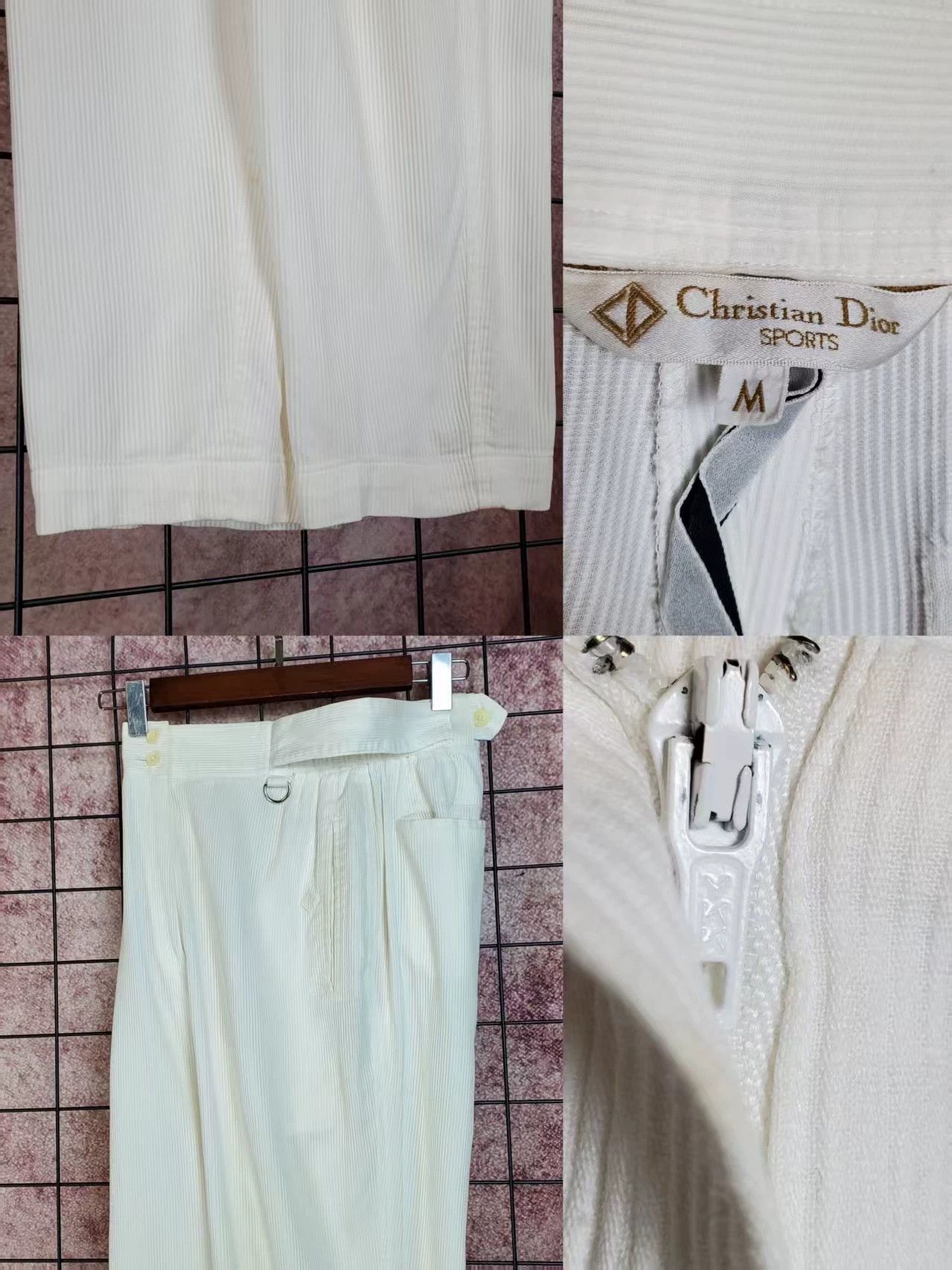 Dior Dior Vintage High-Waist Wide Waistband Pants - dmc Size US 26 / EU 42 - 7 Thumbnail