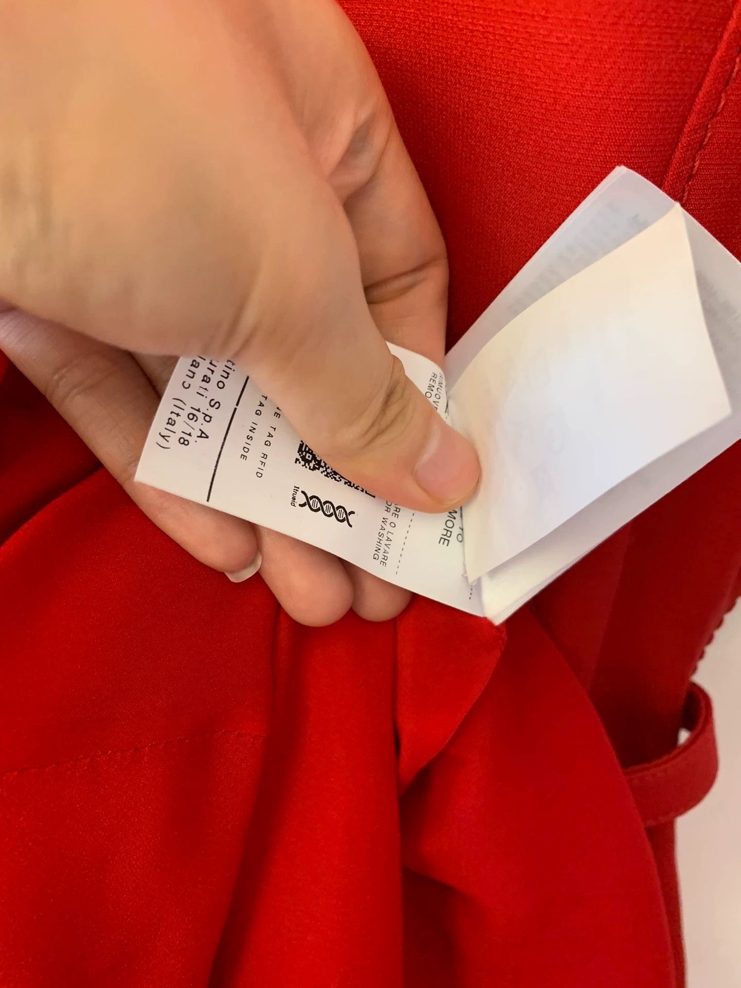 Valentino Valentino Wool Red Dress - dmc Size US M / EU 48-50 / 2 - 5 Thumbnail