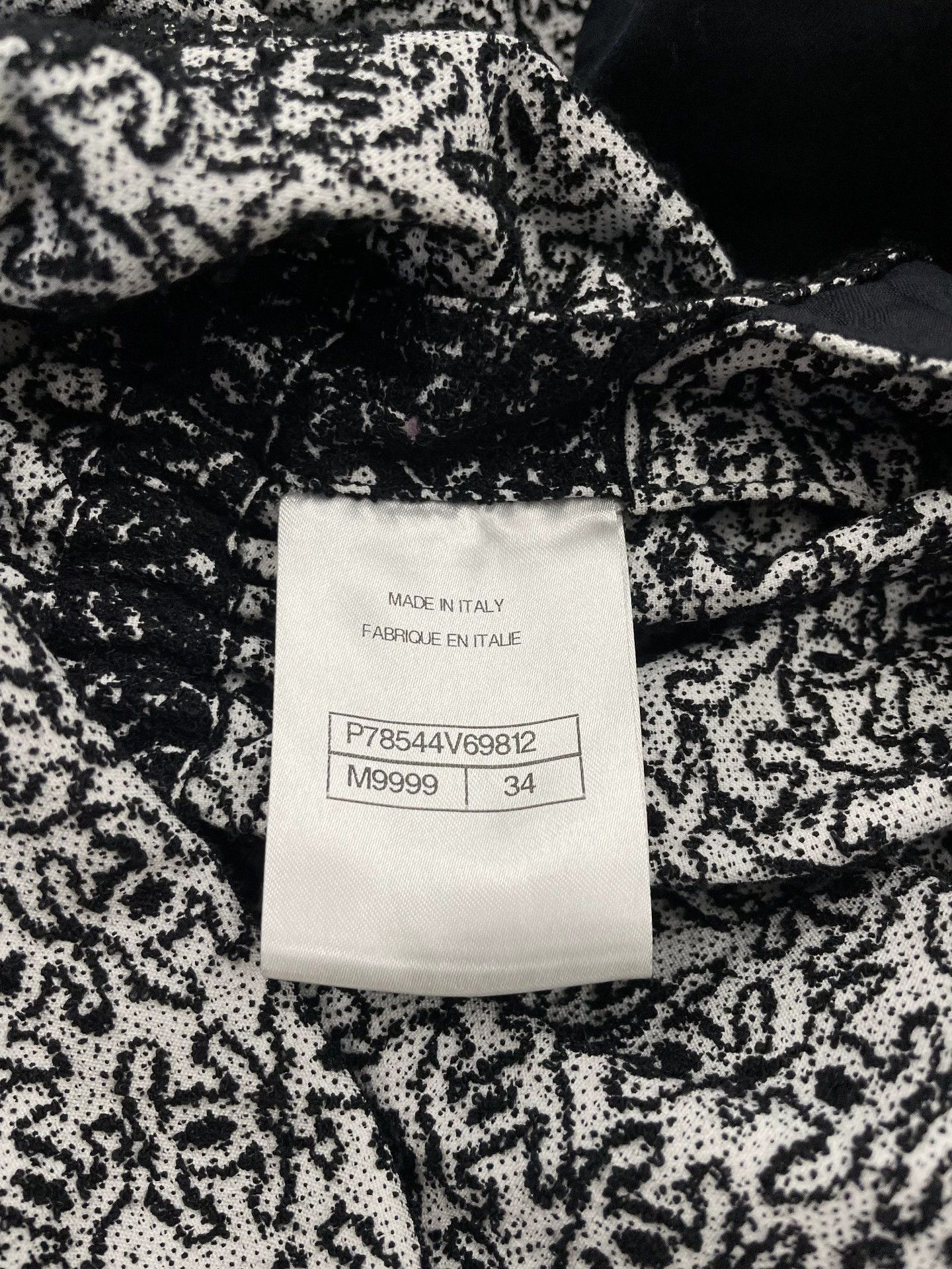 Chanel Chanel Black Logo Print Drawstring Dress - dmc Size US 34 / EU 50 - 5 Thumbnail