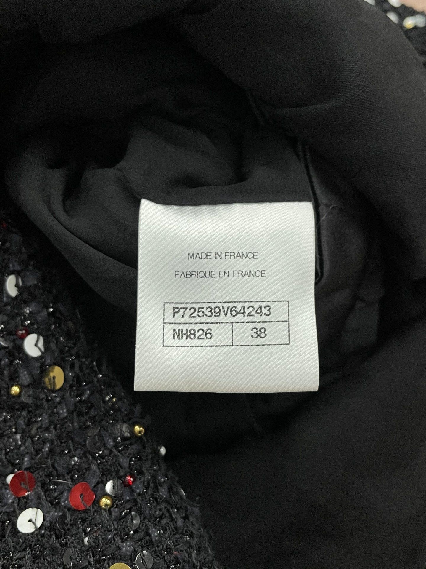 Chanel Chanel 22S Sequin Black Gold Dress - dmc Size US 38 / EU 54 - 5 Thumbnail