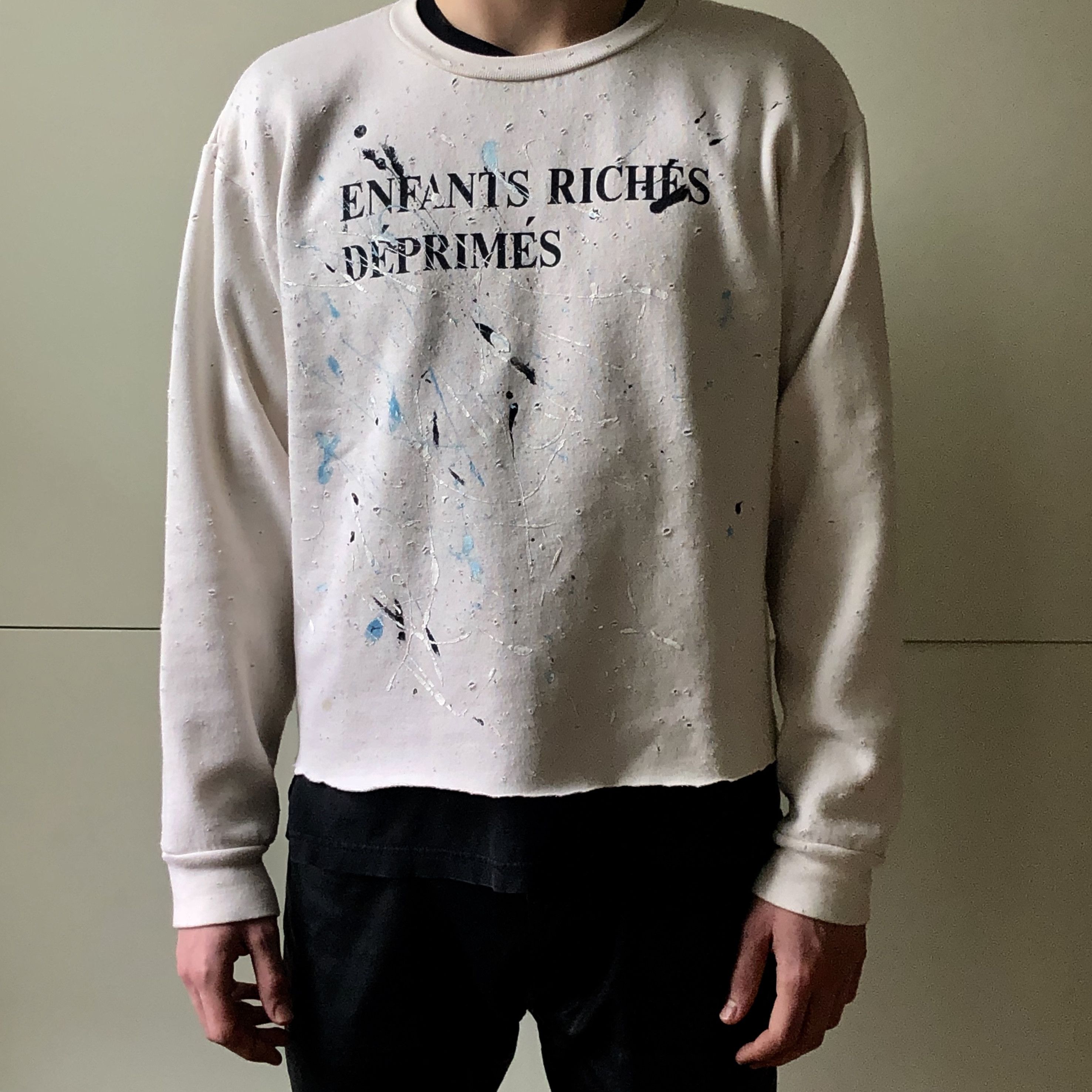 Enfants Riches Deprimes ERD Paint Splatter Sweatshirt | Grailed