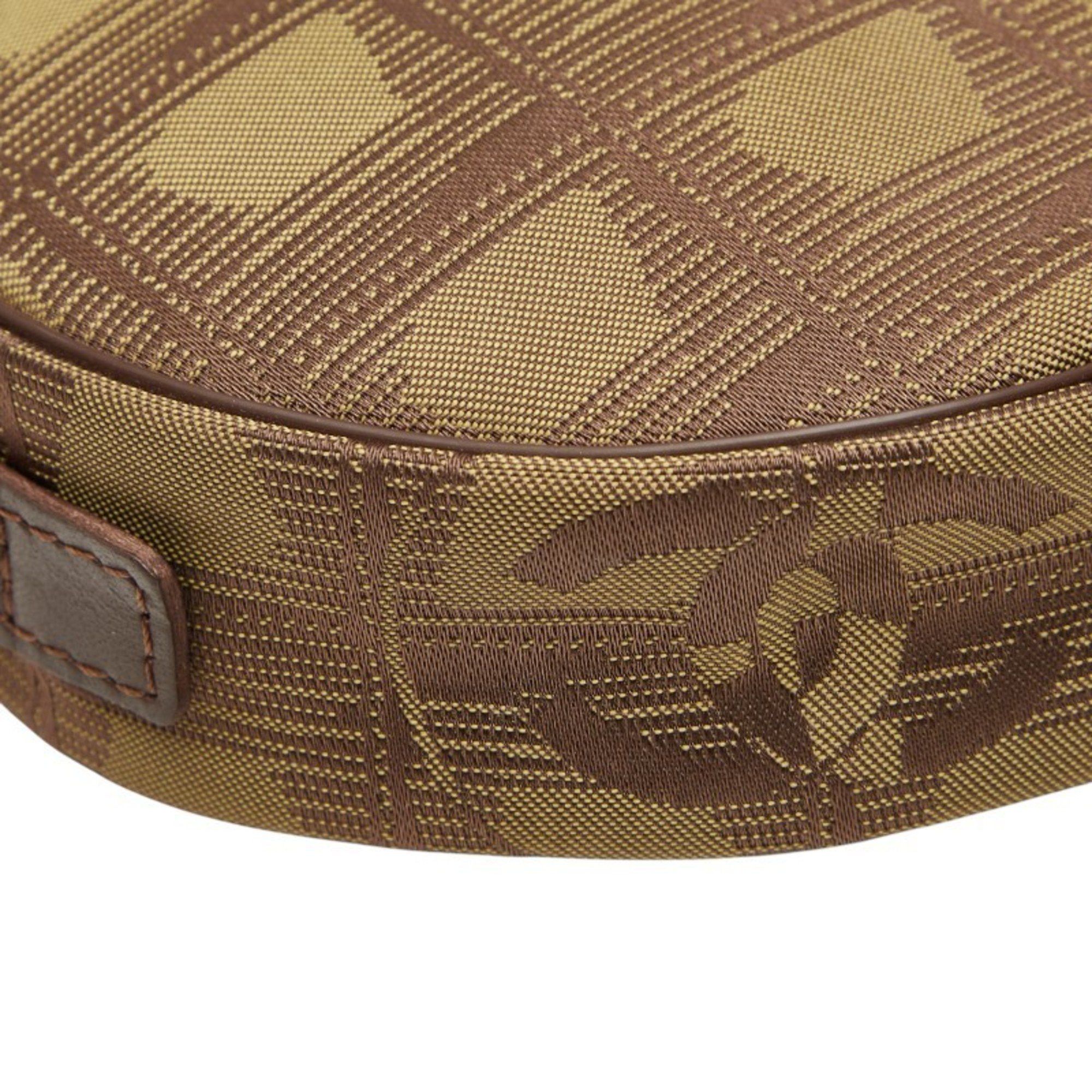 Chanel Chanel New Travel Line Round Pouch in Brown and Khaki Canvas Leather for Women Size ONE SIZE - 4 Thumbnail