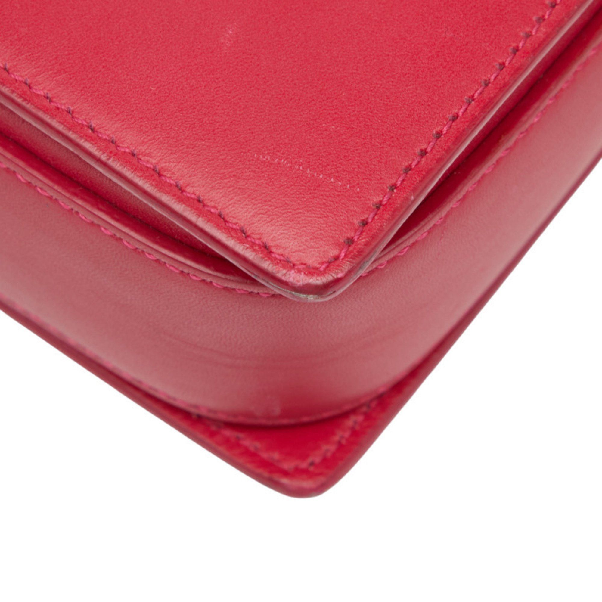 Saint Laurent Paris Saint Laurent Classic Lulu Crossbody Shoulder Bag in Pink Leather for Women Size ONE SIZE - 7 Thumbnail