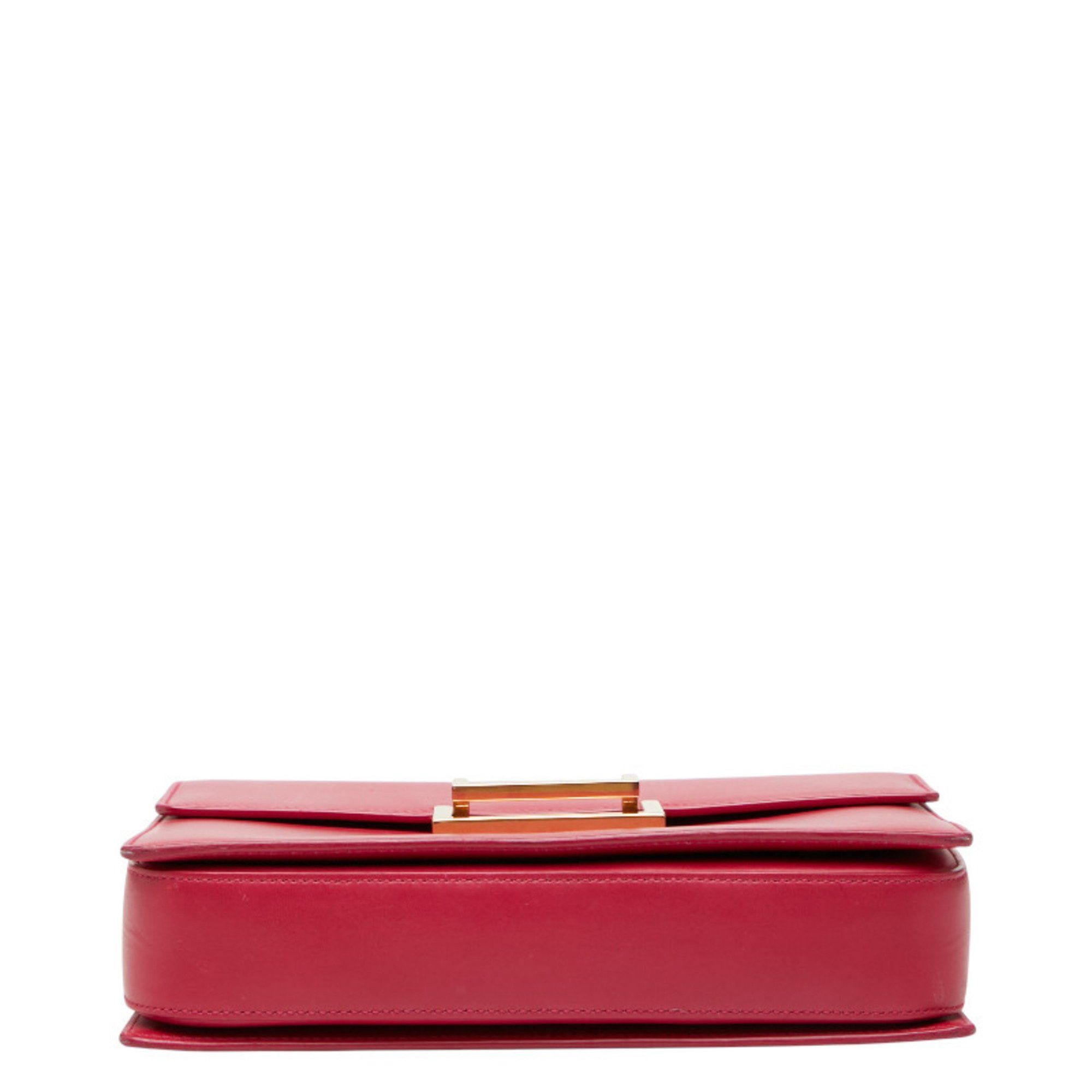 Saint Laurent Paris Saint Laurent Classic Lulu Crossbody Shoulder Bag in Pink Leather for Women Size ONE SIZE - 3 Thumbnail
