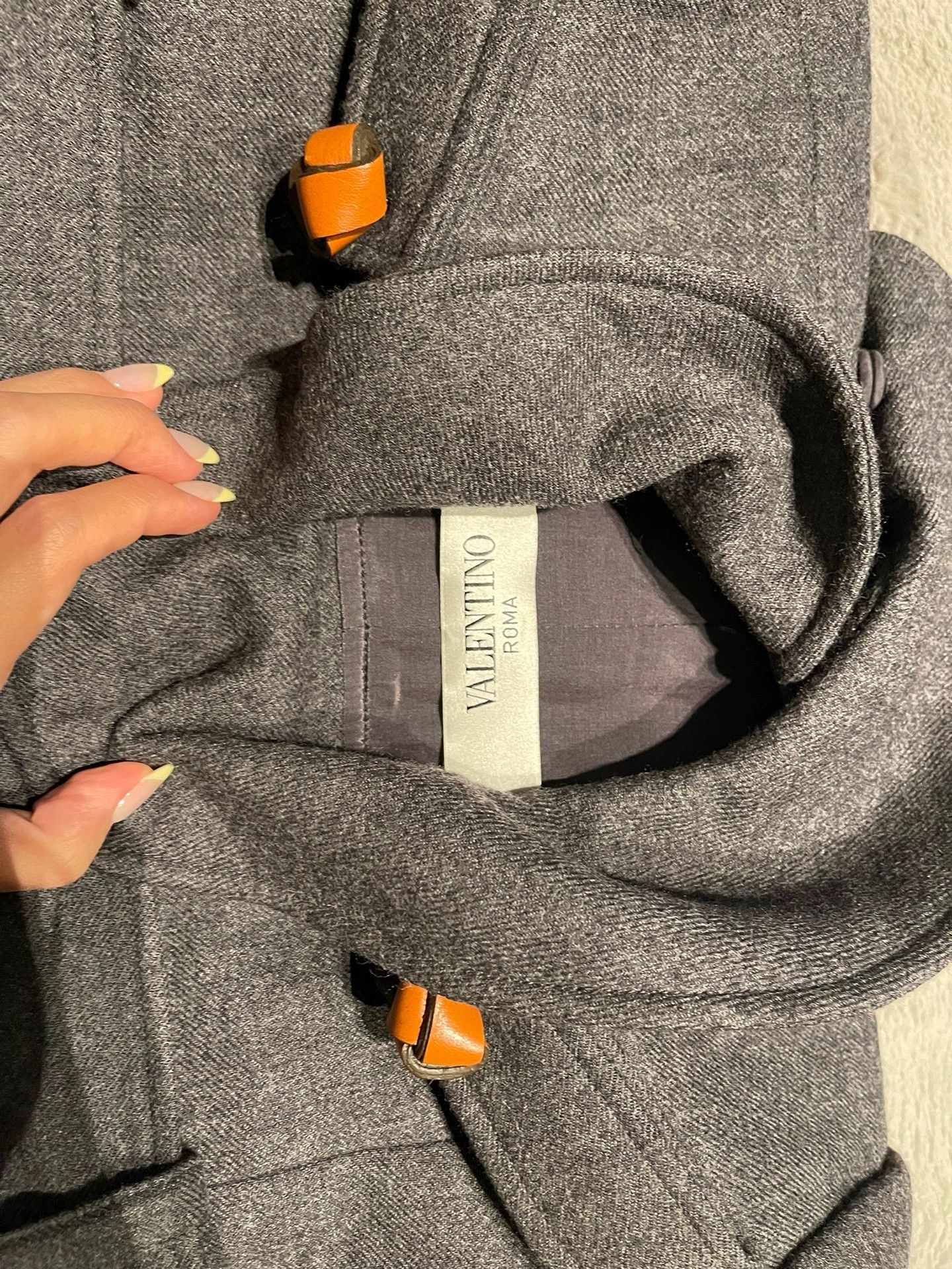 Valentino Valentino Gray Wool Coat Size 8 - dmc Size US XS / EU 42 / 0 - 7 Thumbnail