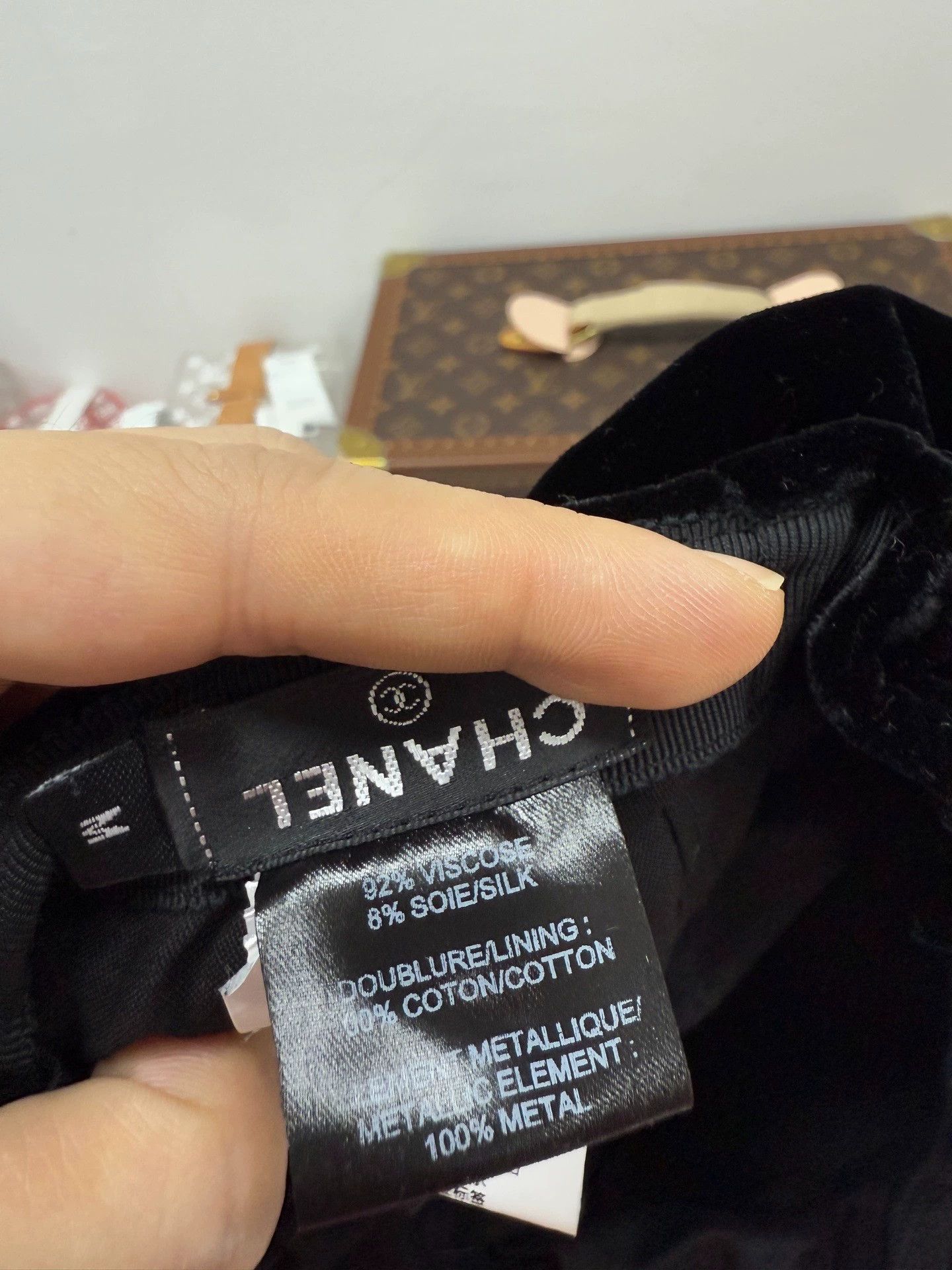 Chanel Chanel Black Velvet Baseball Cap M - dmc Size ONE SIZE - 4 Thumbnail