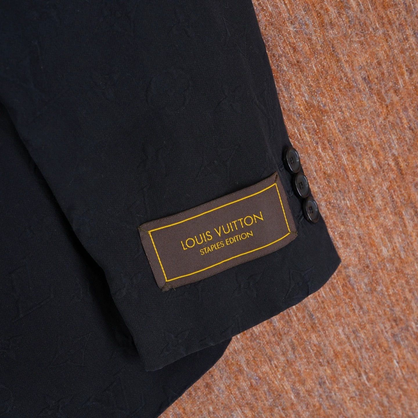 Louis Vuitton Louis Vuitton Black Monogram Pin Blazer - dmc Size US M / EU 48-50 / 2 - 5 Thumbnail