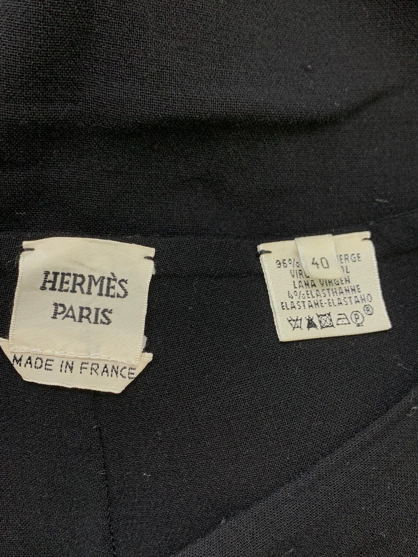 Hermes Hermes Black Mid-Length Shorts Size 40 - dmc Size US 31 - 3 Thumbnail