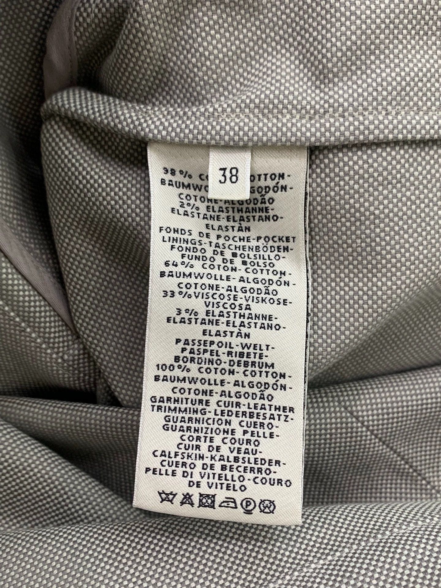 Hermes Hermes Gray Printed Denim Jacket - dmc Size US M / EU 48-50 / 2 - 5 Thumbnail