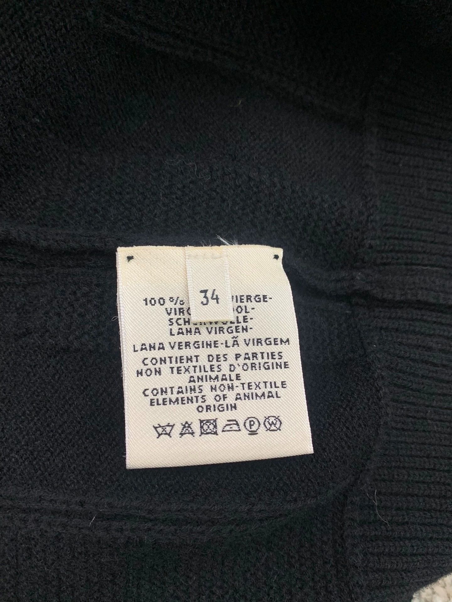 Hermes Hermes Black Wool Long Cardigan - dmc Size US S / EU 44-46 / 1 - 5 Thumbnail