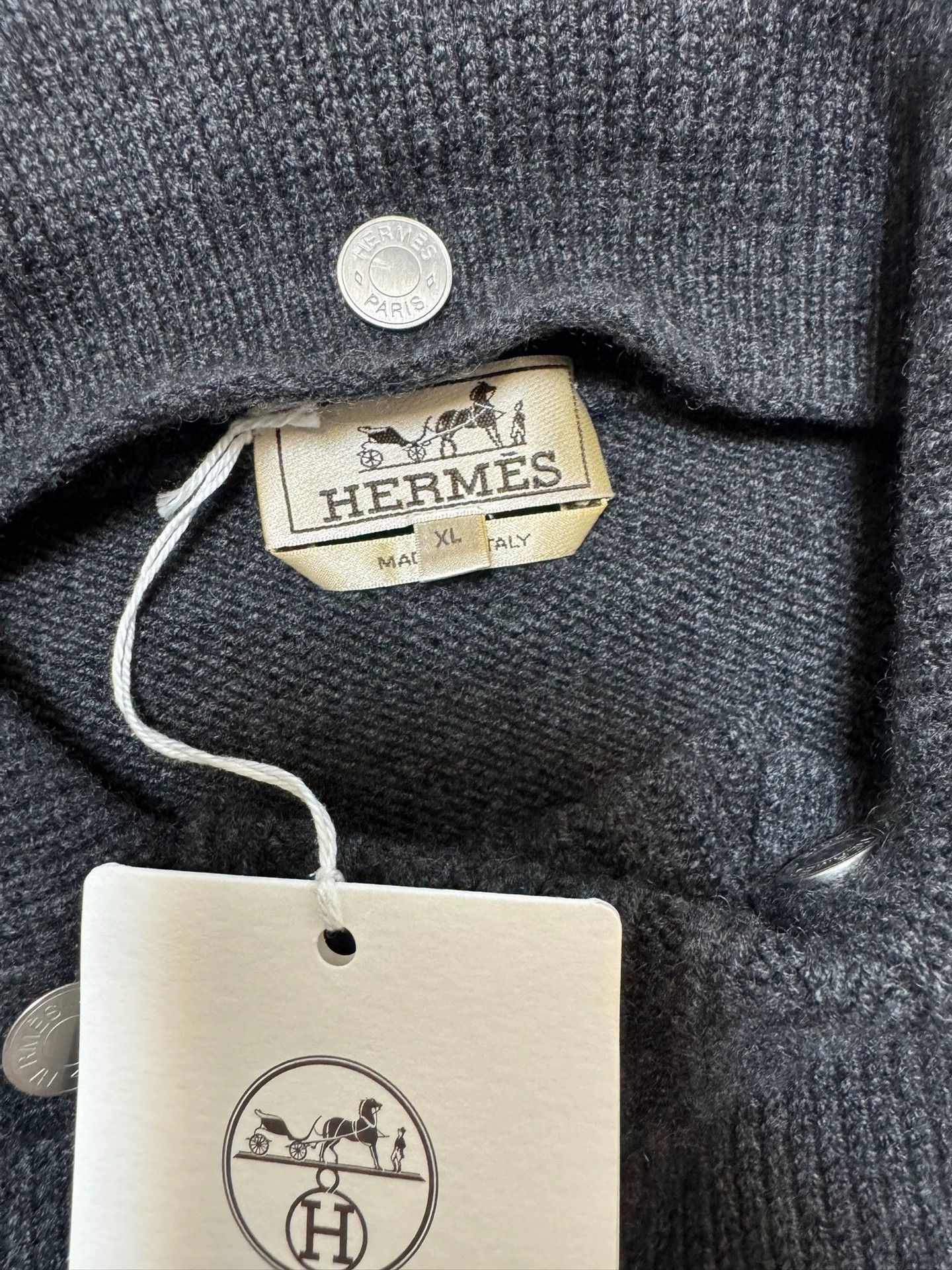 Hermes Hermes 100% Cashmere Coat - dmc Size US L / EU 52-54 / 3 - 6 Thumbnail