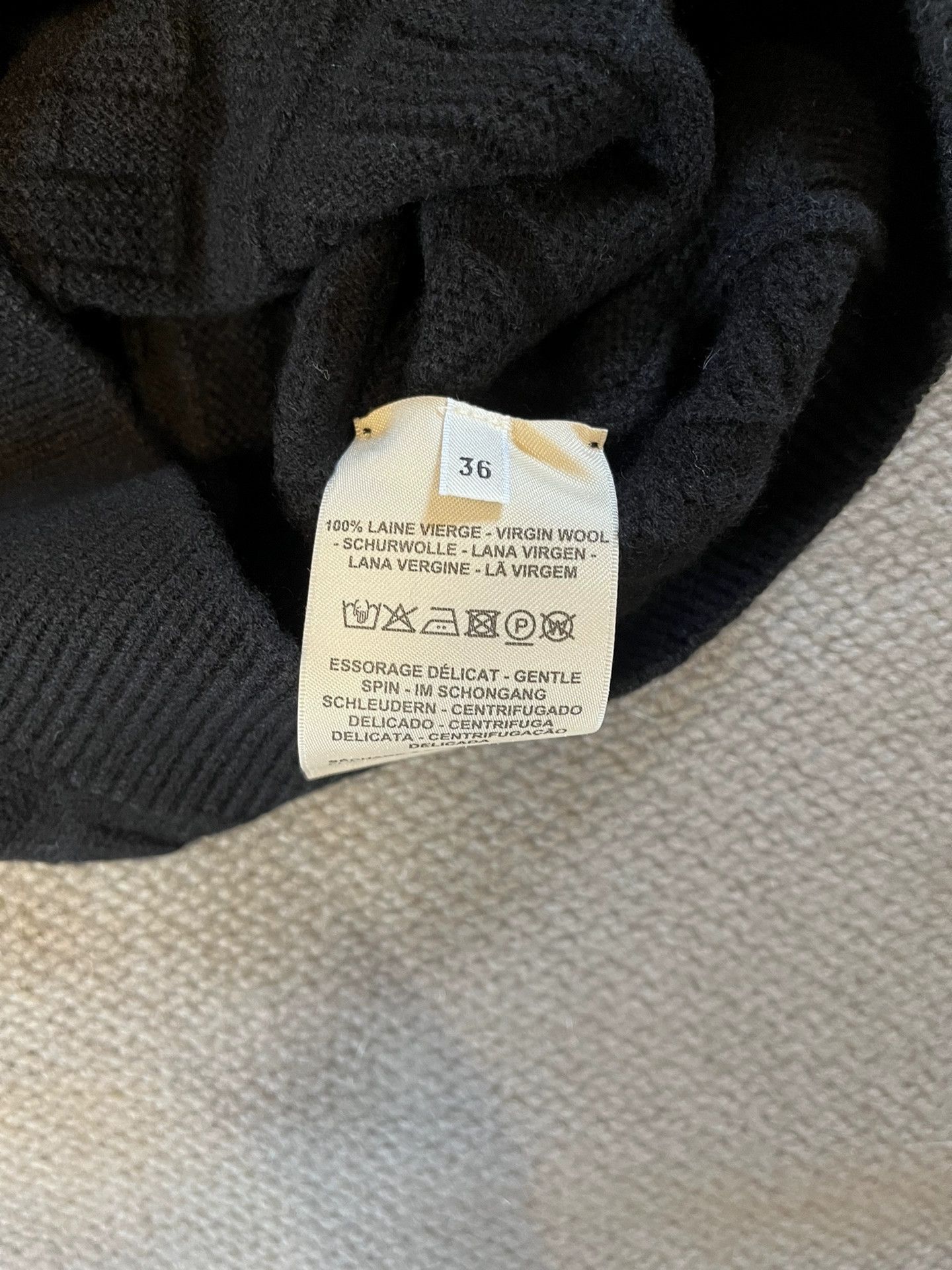 Hermes Classic Wool Sweater Black - dmc