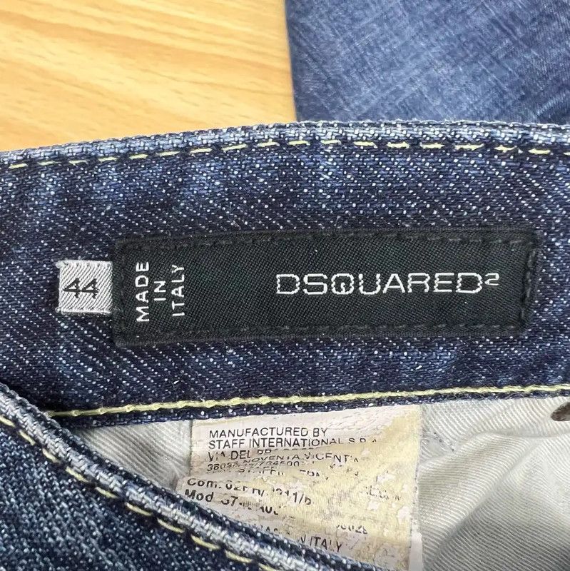 Dsquared2 DSQUARED2 Casual Blue Cotton Pants 0089 Size US 30 / EU 46 - 3 Thumbnail