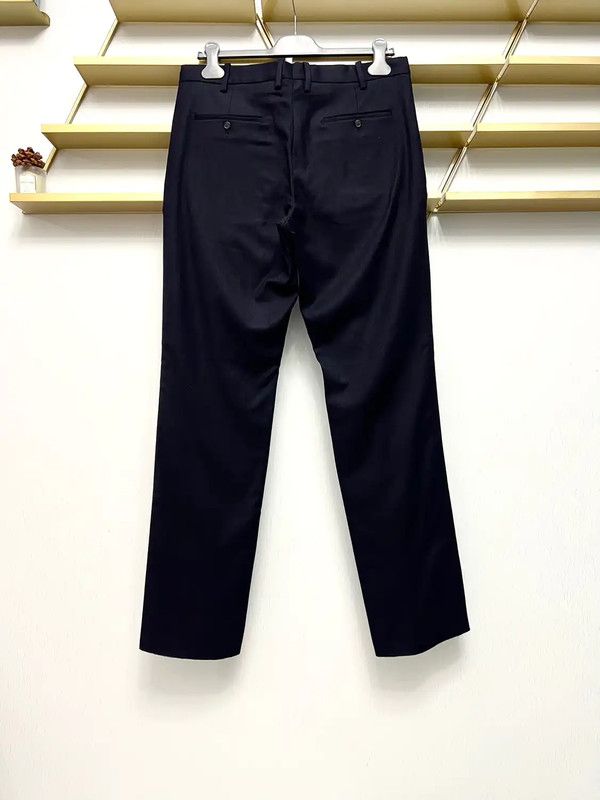 Neil Barrett NeIL Barrett Navy Wool Casual Pants for Men 0089 Size US 34 / EU 50 - 4 Thumbnail
