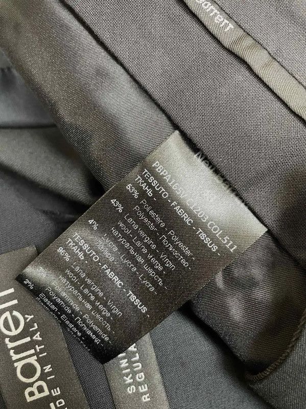 Neil Barrett Neil Barrett Black Wool Blend Casual Pants 0089 Size US 30 / EU 46 - 5 Thumbnail