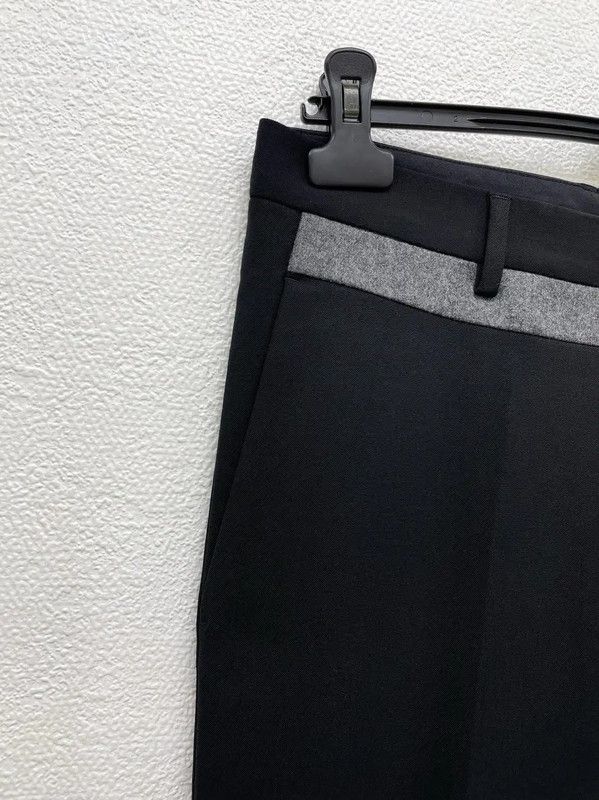 Neil Barrett Neil Barrett Black Wool Blend Casual Pants 0089 Size US 30 / EU 46 - 4 Thumbnail