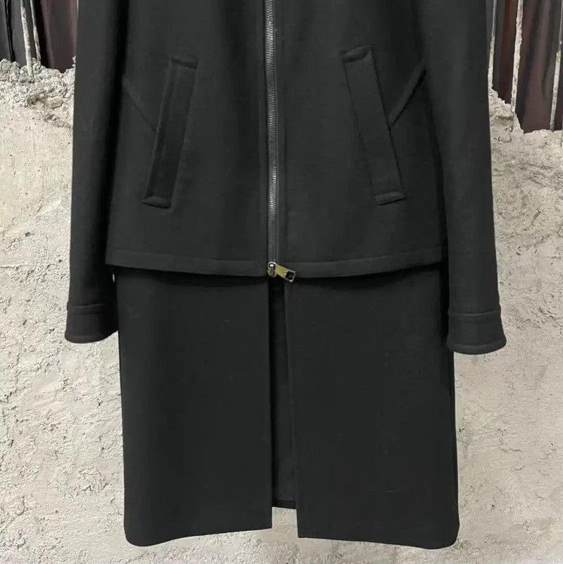 Neil Barrett NeIL BarreTT Black Wool Men's Long Coat 0089 Size US M / EU 48-50 / 2 - 4 Thumbnail