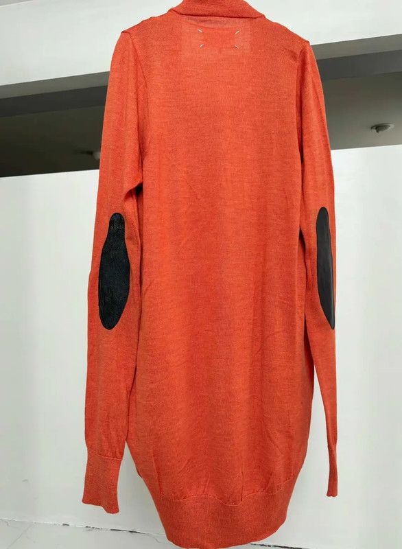 Maison Margiela Maison Margiela Orange Wool Men's Cardigan 0089 Size US M / EU 48-50 / 2 - 7 Thumbnail