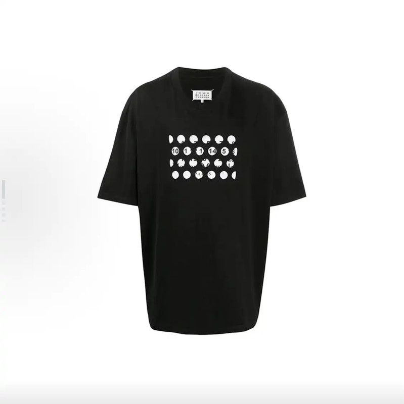 Maison Margiela Maison Margiela Black Cotton Men's T-Shirt 0089 Size US M / EU 48-50 / 2 - 8 Thumbnail