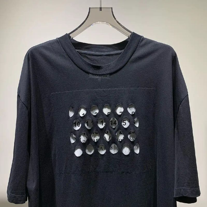 Maison Margiela Maison Margiela Black Cotton Men's T-Shirt 0089 Size US M / EU 48-50 / 2 - 3 Thumbnail