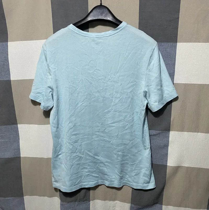 Versace Versace Light Blue Cotton T-Shirt for Men 0089 Size US M / EU 48-50 / 2 - 2 Thumbnail