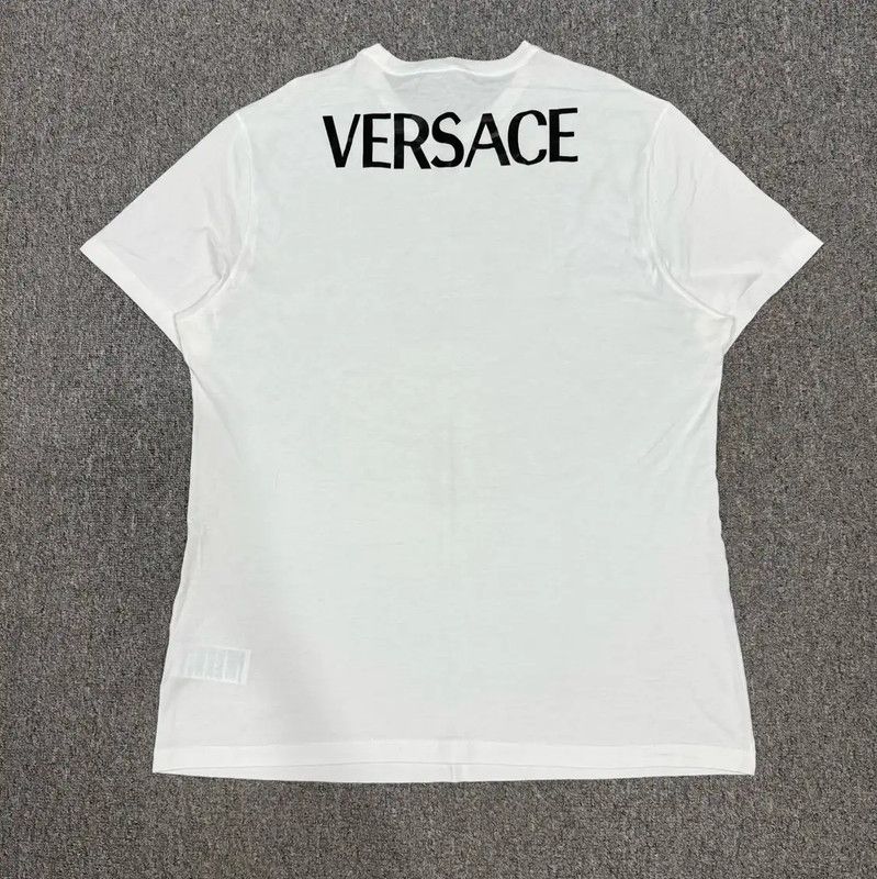 Versace Versace White Cotton Men's T-Shirt XXXL 0089 Size US XXL / EU 58 / 5 - 3 Thumbnail