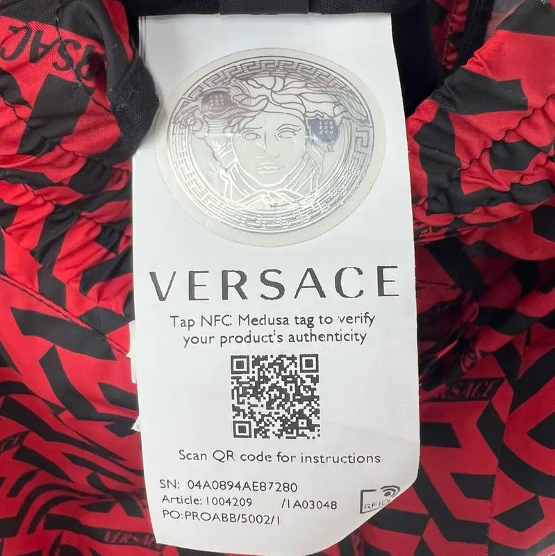 Versace Versace Red Casual Pants for Men 0089 Size US 32 / EU 48 - 5 Thumbnail