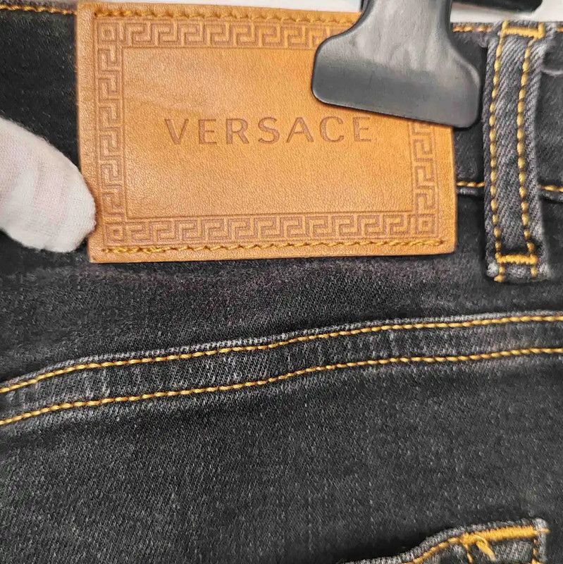 Versace Versace Men's Black Casual Pants 0089 Size US 32 / EU 48 - 4 Thumbnail