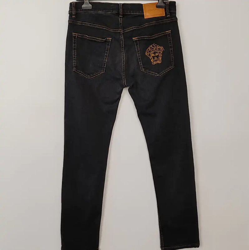 Versace Versace Men's Black Casual Pants 0089 Size US 32 / EU 48 - 2 Thumbnail