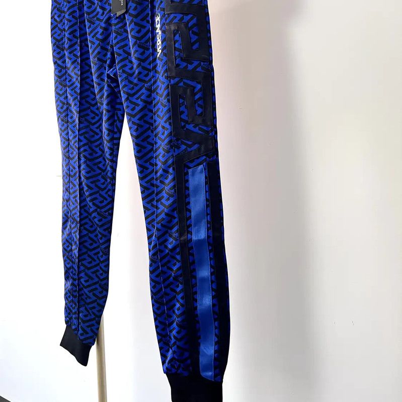 Versace Versace Blue Casual Pants for Men 0089 Size US 32 / EU 48 - 3 Thumbnail