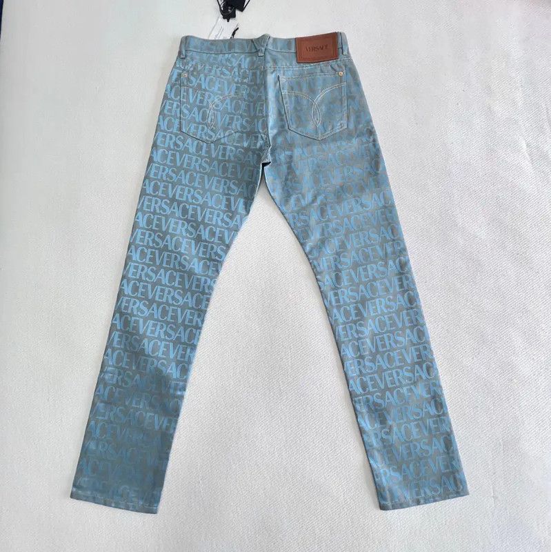 Versace Versace Men's Colorful Polyester Casual Pants 0089 Size US 32 / EU 48 - 5 Thumbnail