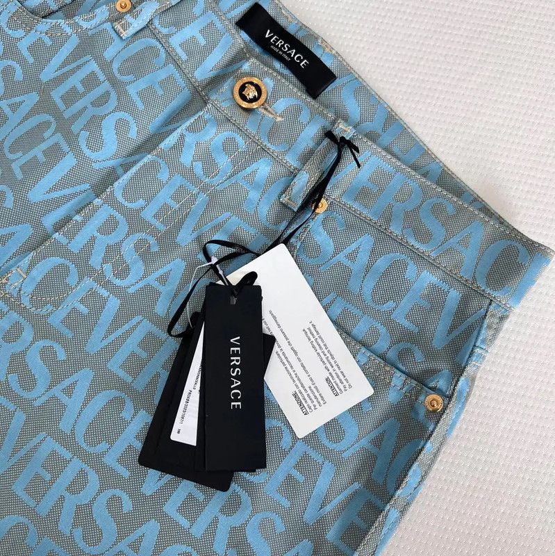 Versace Versace Men's Colorful Polyester Casual Pants 0089 Size US 32 / EU 48 - 4 Thumbnail