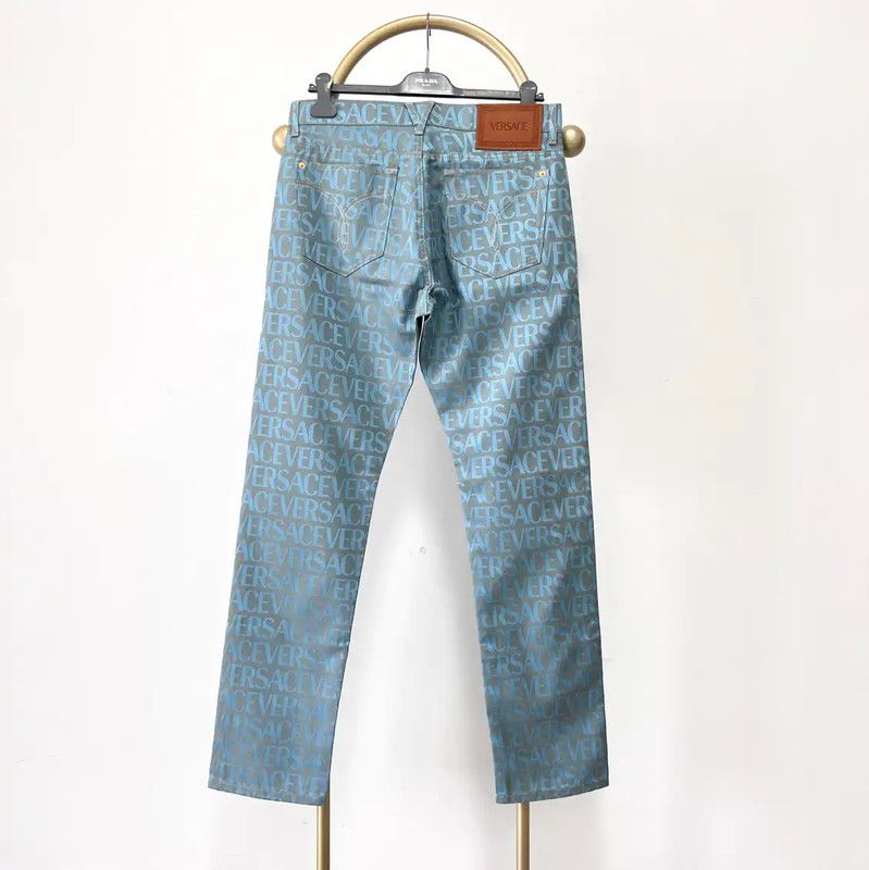 Versace Versace Light Blue Casual Pants for Men 0089 Size US 32 / EU 48 - 6 Thumbnail