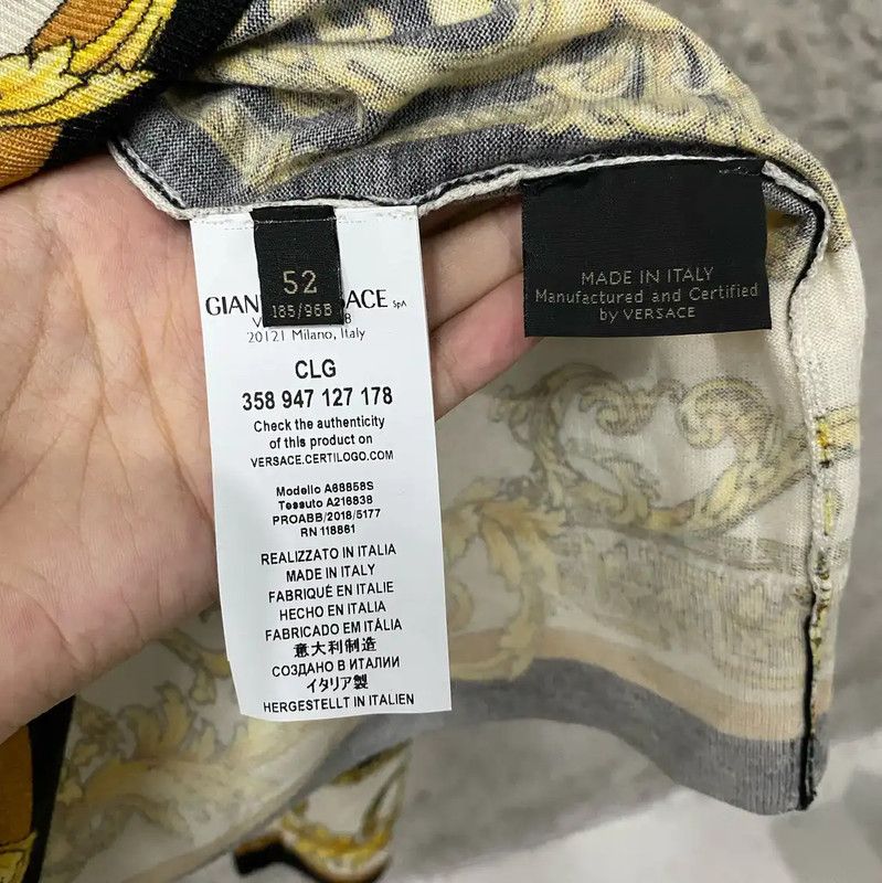 Versace Versace Multicolor Long Sleeve Pullover 0089 Size US M / EU 48-50 / 2 - 7 Thumbnail
