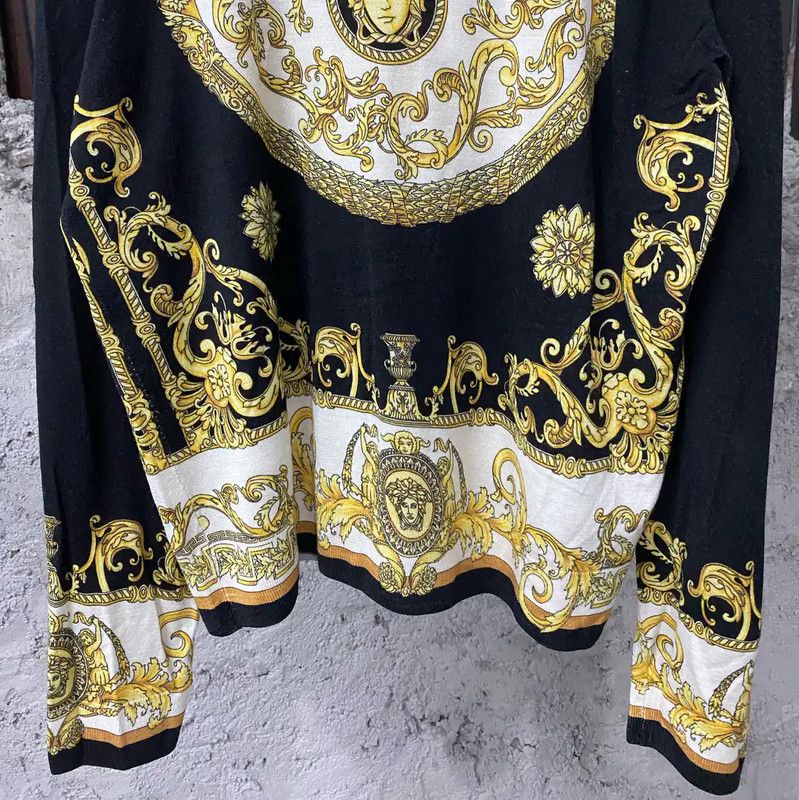 Versace Versace Multicolor Long Sleeve Pullover 0089 Size US M / EU 48-50 / 2 - 4 Thumbnail