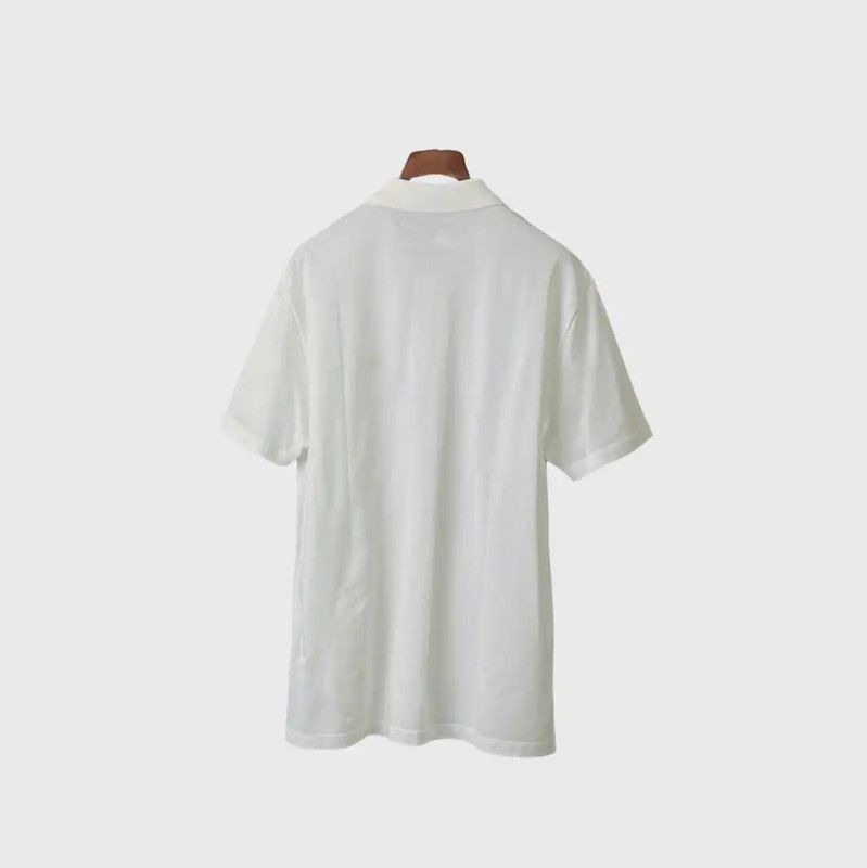 Versace Versace Summer XXXL Cotton Logo Polo Shirt 0089 Size US XXL / EU 58 / 5 - 2 Thumbnail