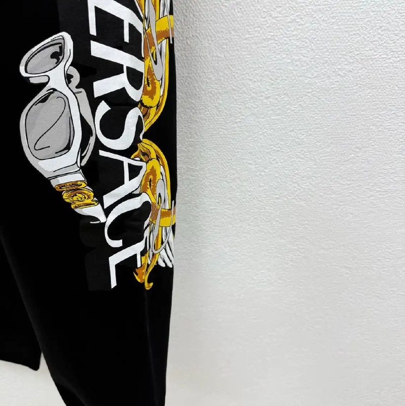 Versace Versace Black Casual Pants for Men 0089 Size US 34 / EU 50 - 5 Thumbnail