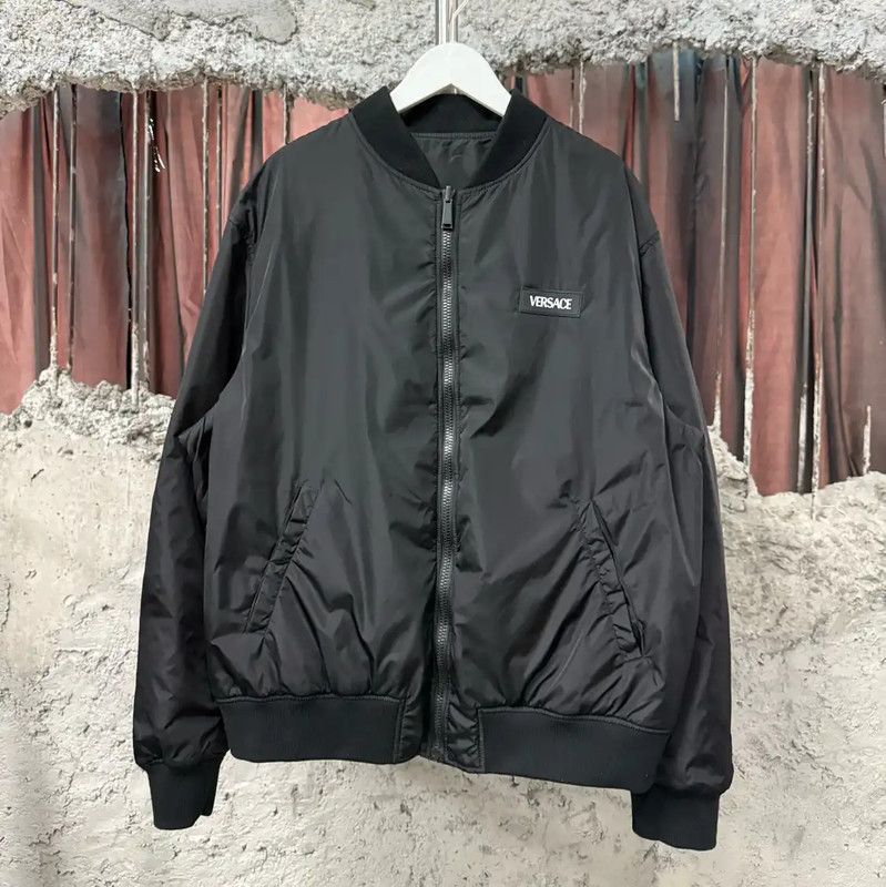 Versace Versace Color Block Men’s Mid-Length Down Jacket 0089 Size US M / EU 48-50 / 2 - 3 Thumbnail