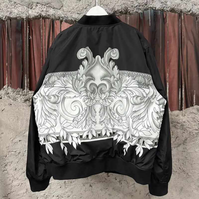 Versace Versace Color Block Men’s Mid-Length Down Jacket 0089 Size US M / EU 48-50 / 2 - 2 Thumbnail