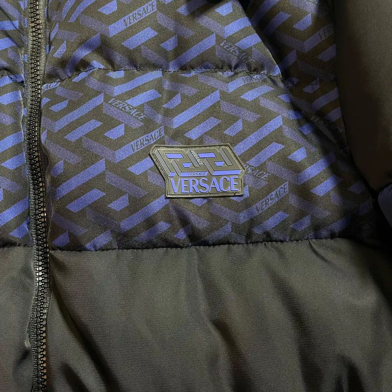Versace Versace Men's Winter Black Puffer Jacket 0089 Size US M / EU 48-50 / 2 - 6 Thumbnail