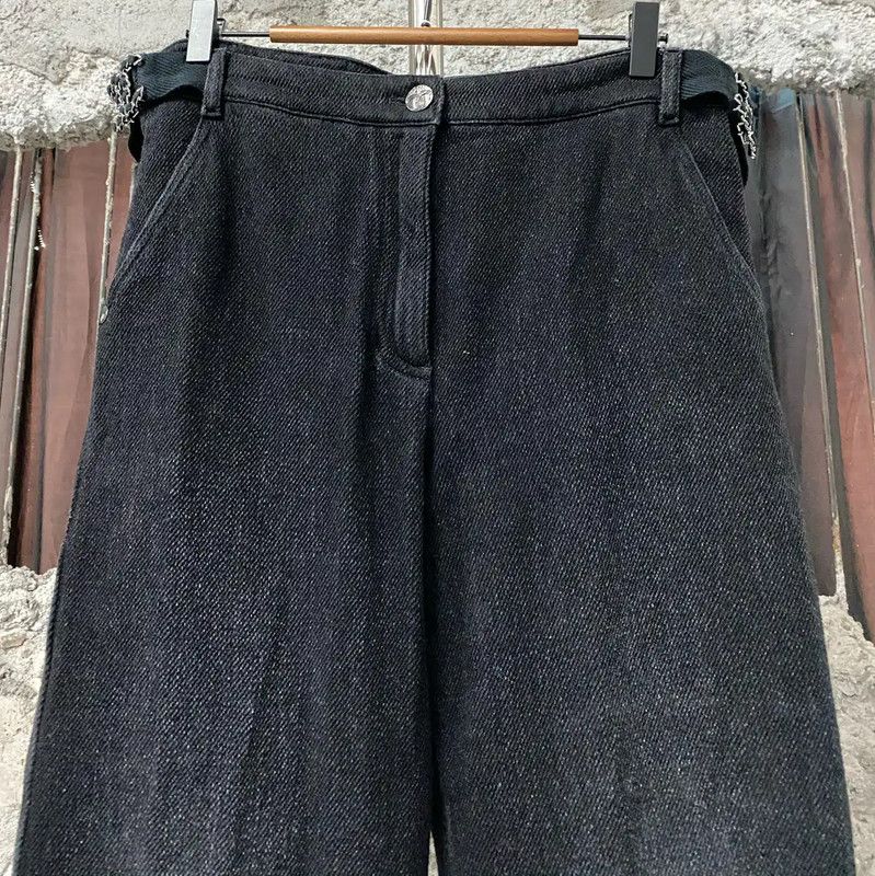 Chanel Chanel Men's Fall Casual Pants in Dark Gray 0089 Size US 32 / EU 48 - 3 Thumbnail