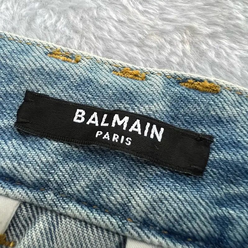 Balmain Balmain Summer Blue Cotton Men’s Shorts 0089 Size US 30 / EU 46 - 3 Thumbnail