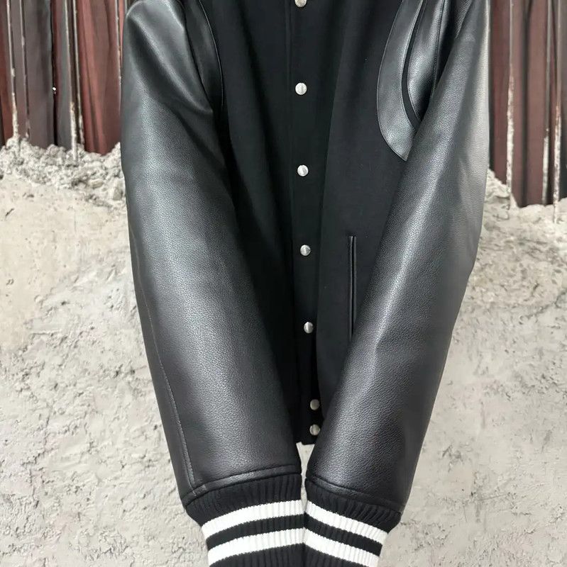 Balmain Balmain Black Long Sleeve Varsity Jacket 0089 Size US M / EU 48-50 / 2 - 6 Thumbnail