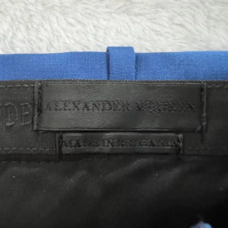 Alexander McQueen Alexander McQueen Summer Blue Men's Casual Pants 0089 Size US 30 / EU 46 - 4 Thumbnail
