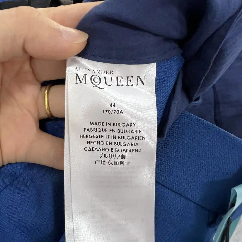 Alexander McQueen Alexander McQueen Summer Blue Men's Casual Pants 0089 Size US 30 / EU 46 - 5 Thumbnail