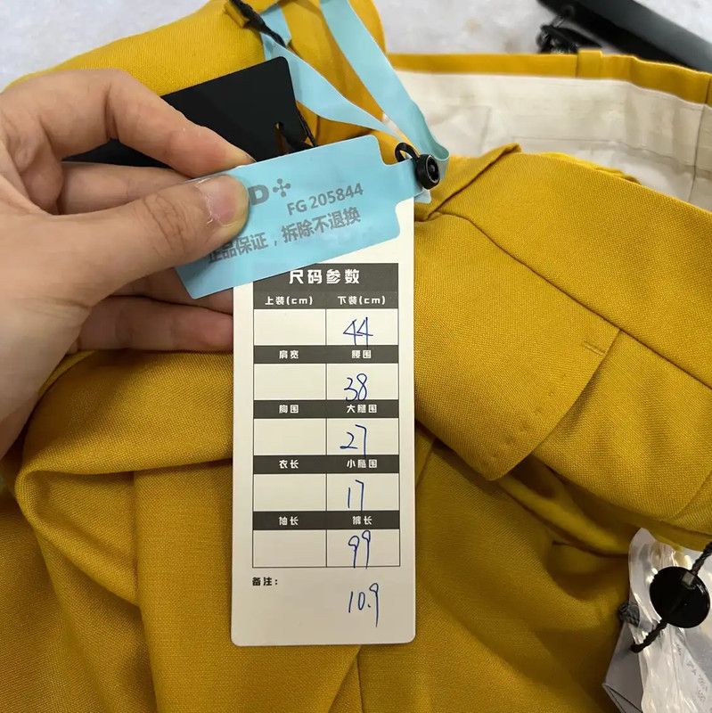 Alexander McQueen Alexander McQueen Yellow Cotton Men's Casual Pants 0089 Size US 32 / EU 48 - 6 Thumbnail