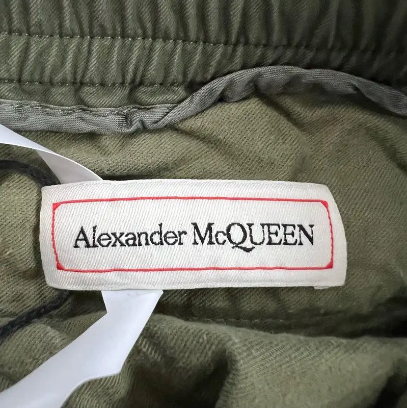 Alexander McQueen Alexander McQueen Summer Green Cotton Casual Pants 0089 Size US 32 / EU 48 - 3 Thumbnail